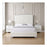 Vastano White Bed