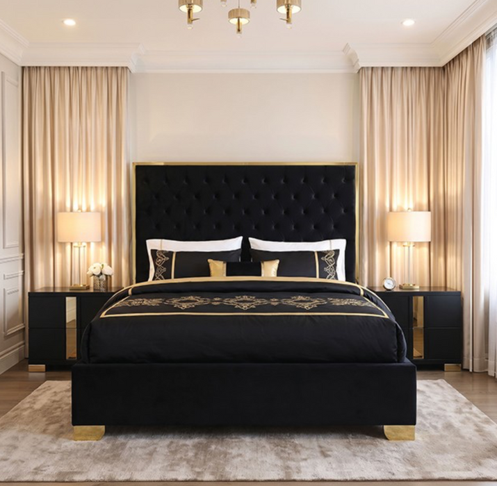 Vastano Black bed