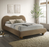 Finamore Brown Velvet Bed