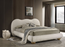 Finamore White Boucle Bed
