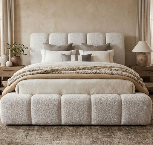 Grevan White Bed