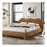 Finamore Terracotta Brown Bed