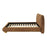 Finamore Terracotta Brown Bed