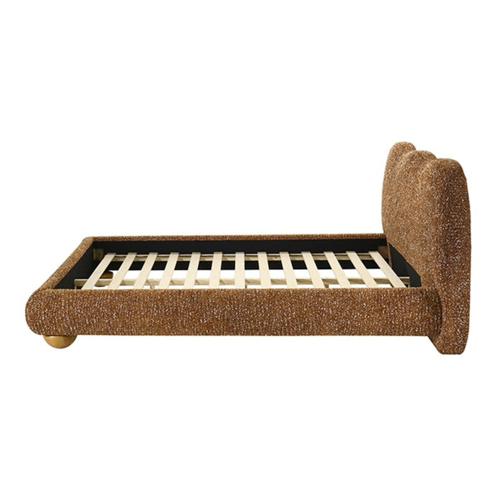 Finamore Terracotta Brown Bed
