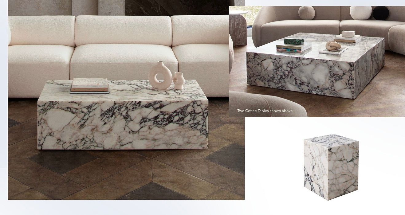 Viola Genuine Marble Coffee Table
