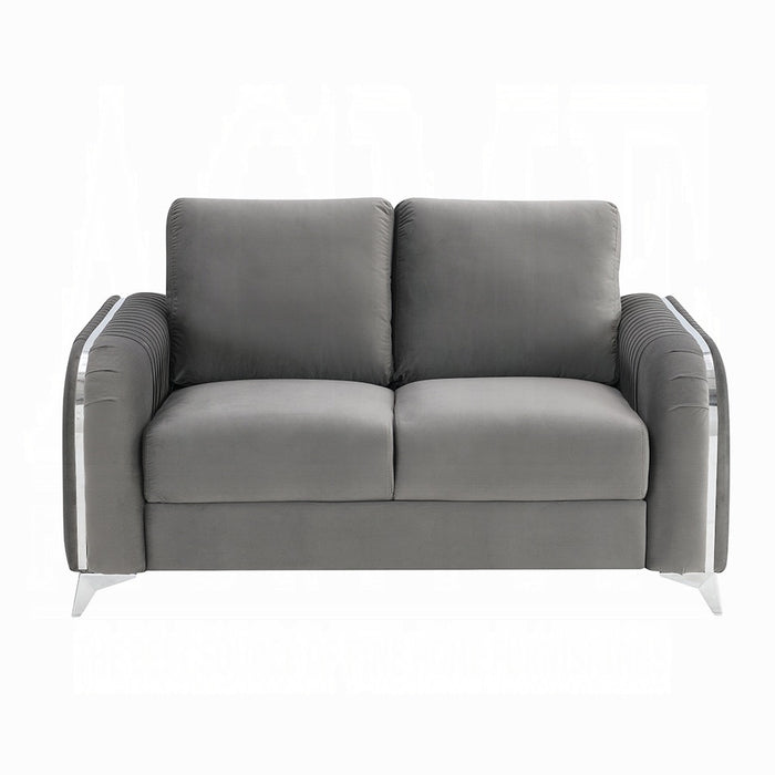 Wenona Gray Sofa and Loveseat Set