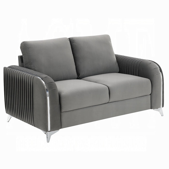 Wenona Gray Sofa and Loveseat Set