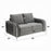 Wenona Gray Sofa and Loveseat Set