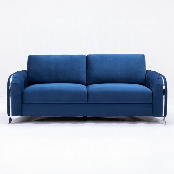 Wenona Blue Sofa and Loveseat Set