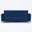 Wenona Blue Sofa and Loveseat Set