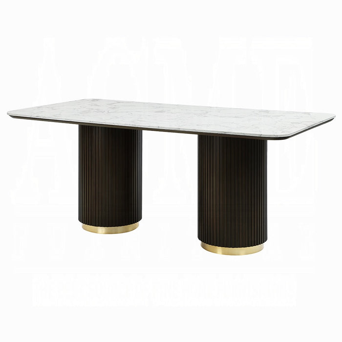 Clayten Dining Table with Marble Top