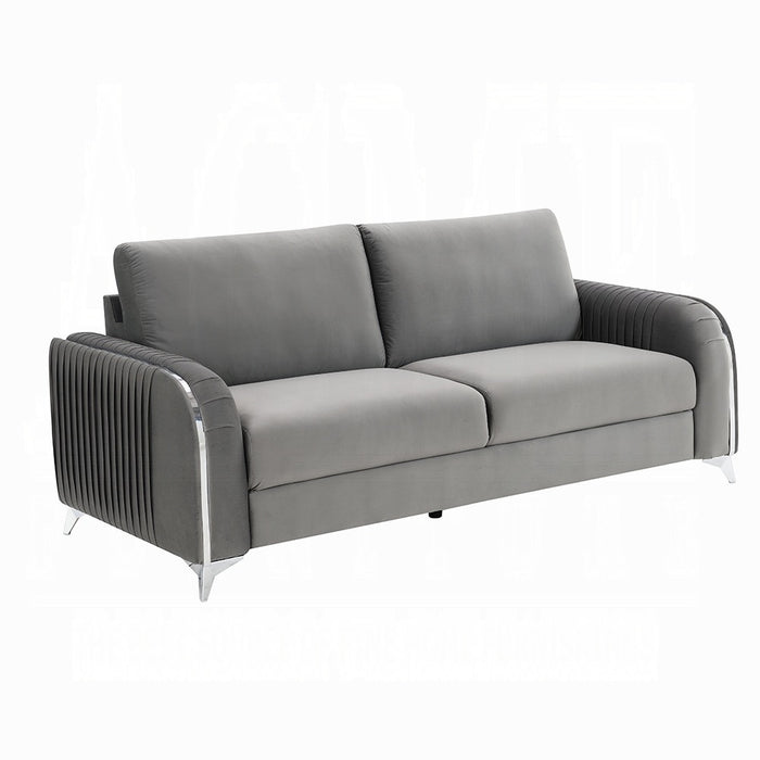 Wenona Gray Sofa and Loveseat Set