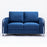 Wenona Blue Sofa and Loveseat Set
