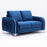 Wenona Blue Sofa and Loveseat Set