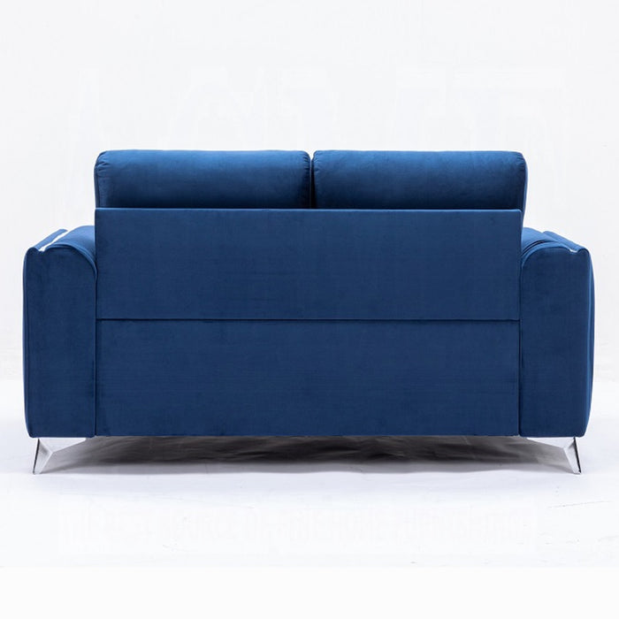Wenona Blue Sofa and Loveseat Set
