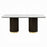 Clayten Dining Table with Marble Top