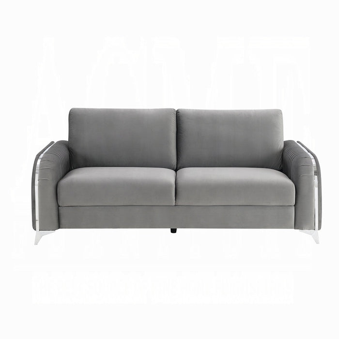 Wenona Gray Sofa and Loveseat Set