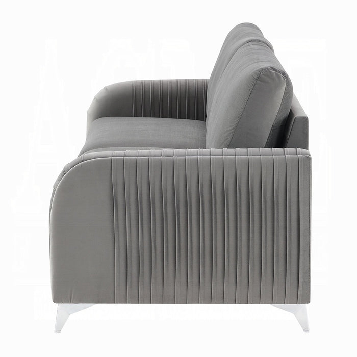 Wenona Gray Sofa and Loveseat Set