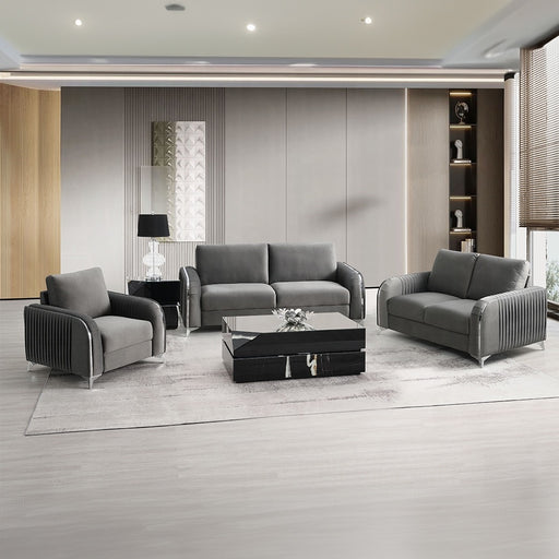 Wenona Gray Sofa and Loveseat Set