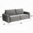 Wenona Gray Sofa and Loveseat Set