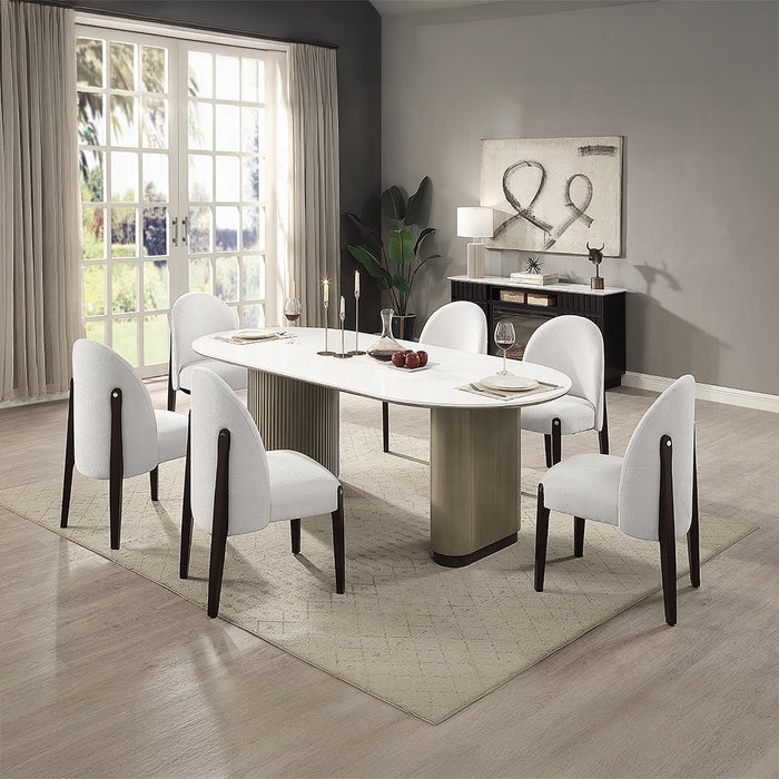 Clayten Dining Table w/Engineered Top