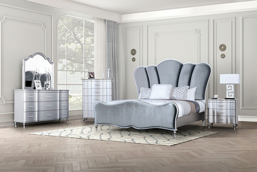 Melodi Parc Silver Bedroom Set