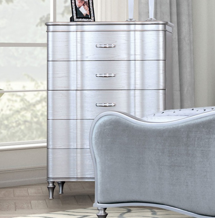 Melodi Parc Silver Bedroom Set
