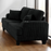 Moretaine Black Sofa and Loveseat Set