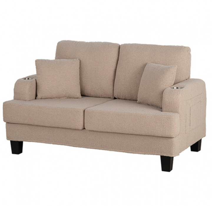Moretaine Beige Sofa and Loveseat Set