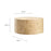 Cosmos 35" Round Burl Wood Coffee Table in Natural Burl