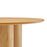 Renwick 47 Inch Oak Veneer Round Pedestal Dining Table in Oak