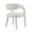 Pinnacle Boucle Upholstered Dining Chair Set of 2 in Ivory