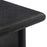 Relic Concrete Textured Coffee Table in Black