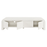 Waterflute 68" Fluted TV Stand in White Matte