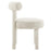 Toulouse Boucle Fabric Dining Chair Set of 2 in Ivory