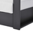Tahoe Outdoor Patio Powder-Coated Aluminum Armchair in Gray White