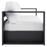 Tahoe Outdoor Patio Powder-Coated Aluminum Sofa in Gray White