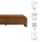 Waterflute 68" Fluted TV Stand in Walnut
