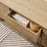 Duval 71 Inch Oval TV Cabinet in Light Oak