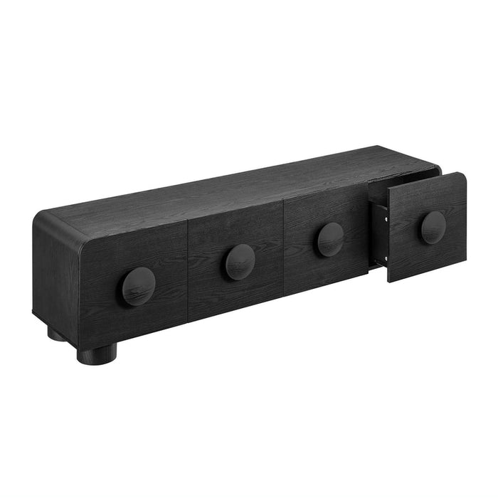 Sonnet 69" Low Profile TV Stand in Black