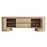 Duval 71 Inch Oval TV Cabinet in Light Oak