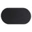 Caspian Oval Concrete Coffee Table in Black