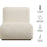 Denby Linen Blend Accent Chair in Ivory