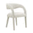 Pinnacle Boucle Upholstered Dining Chair Set of 2 in Ivory