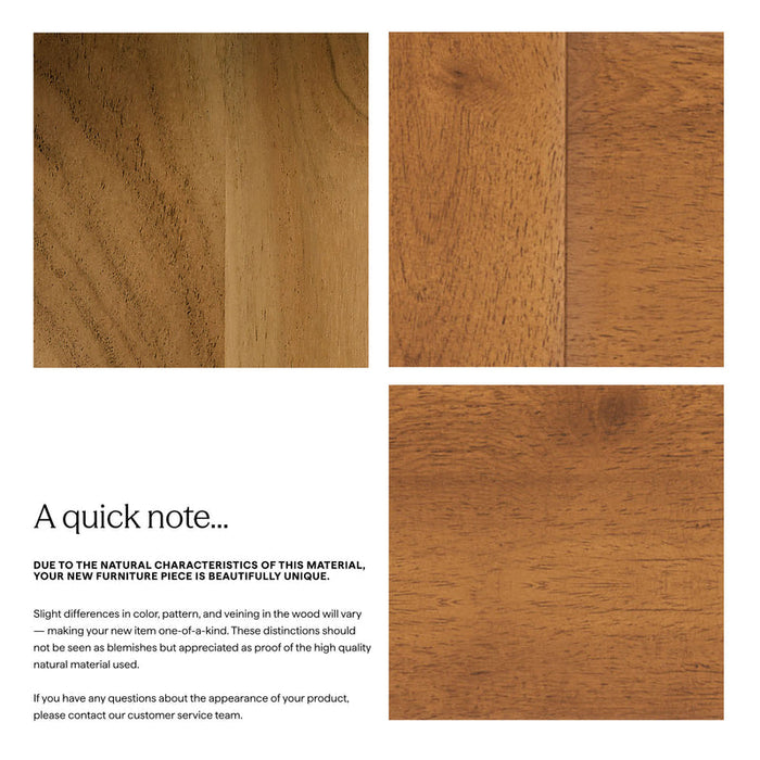 Tahoe Outdoor Patio Acacia Wood Chair in Natural Cocoa