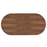 Senja 95" Oval Dining Table in Walnut
