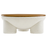 Tridome Round Boucle Upholstered Storage Coffee Table in Natural Ivory