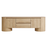 Duval 71 Inch Oval TV Cabinet in Light Oak