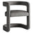 Winslow Barrel Performance Velvet Dining Chair in Storm Gray