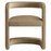 Winslow Barrel Performance Velvet Dining Chair in Taupe